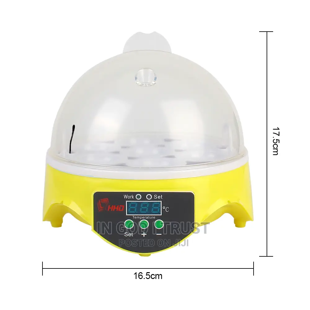 Adjustable Digital Temperature 7 Egg Poultry Incubator