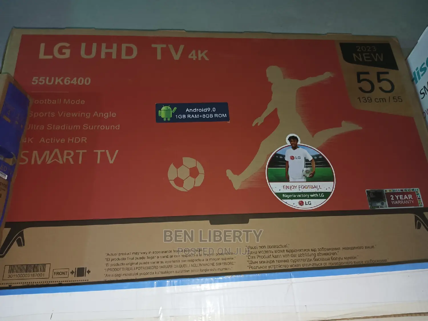 TV 55 Inches Smart UHD