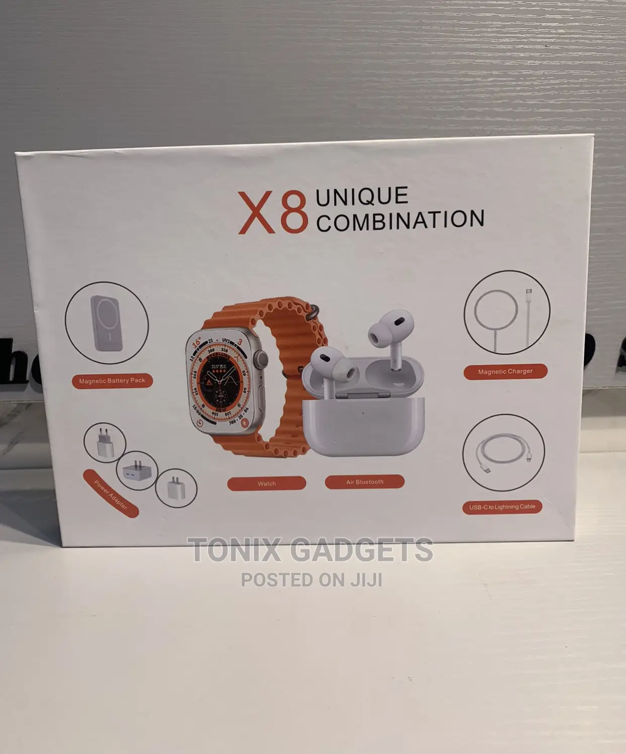 8-in-1 X8 Unique Ultra Combination Smartwatch