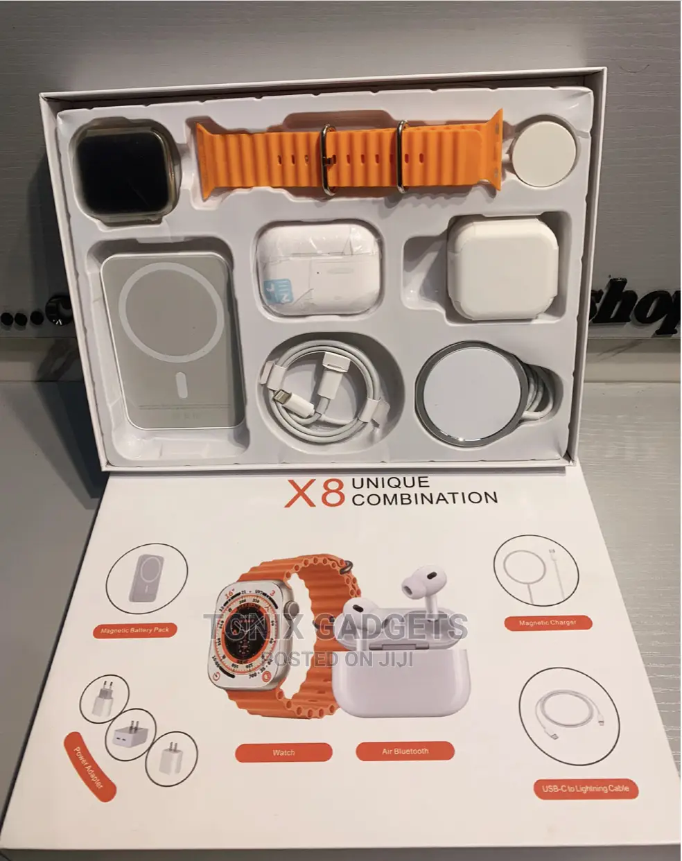 8-in-1 X8 Unique Ultra Combination Smartwatch