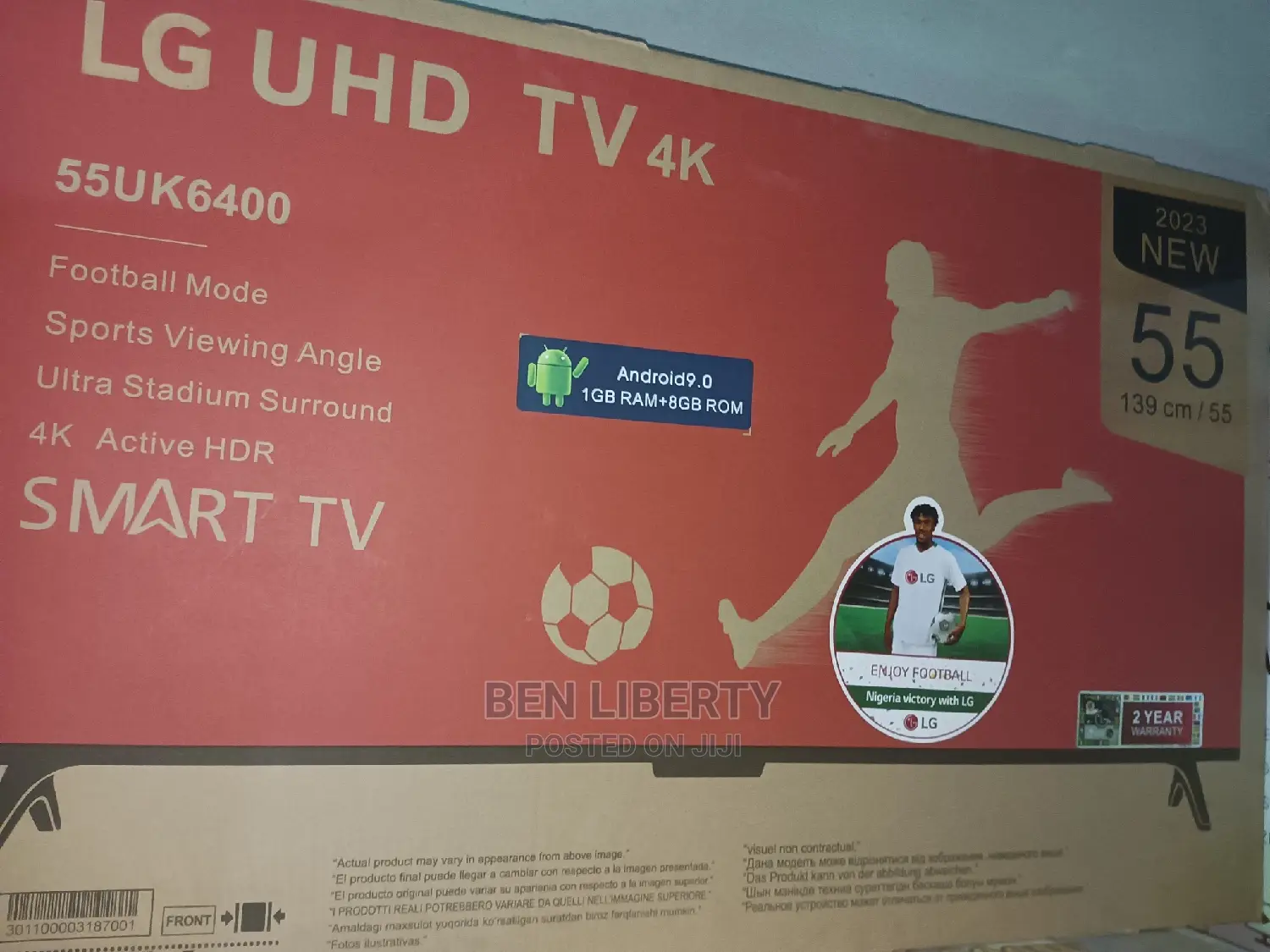 ROM Smart TV 55 Inches UHD