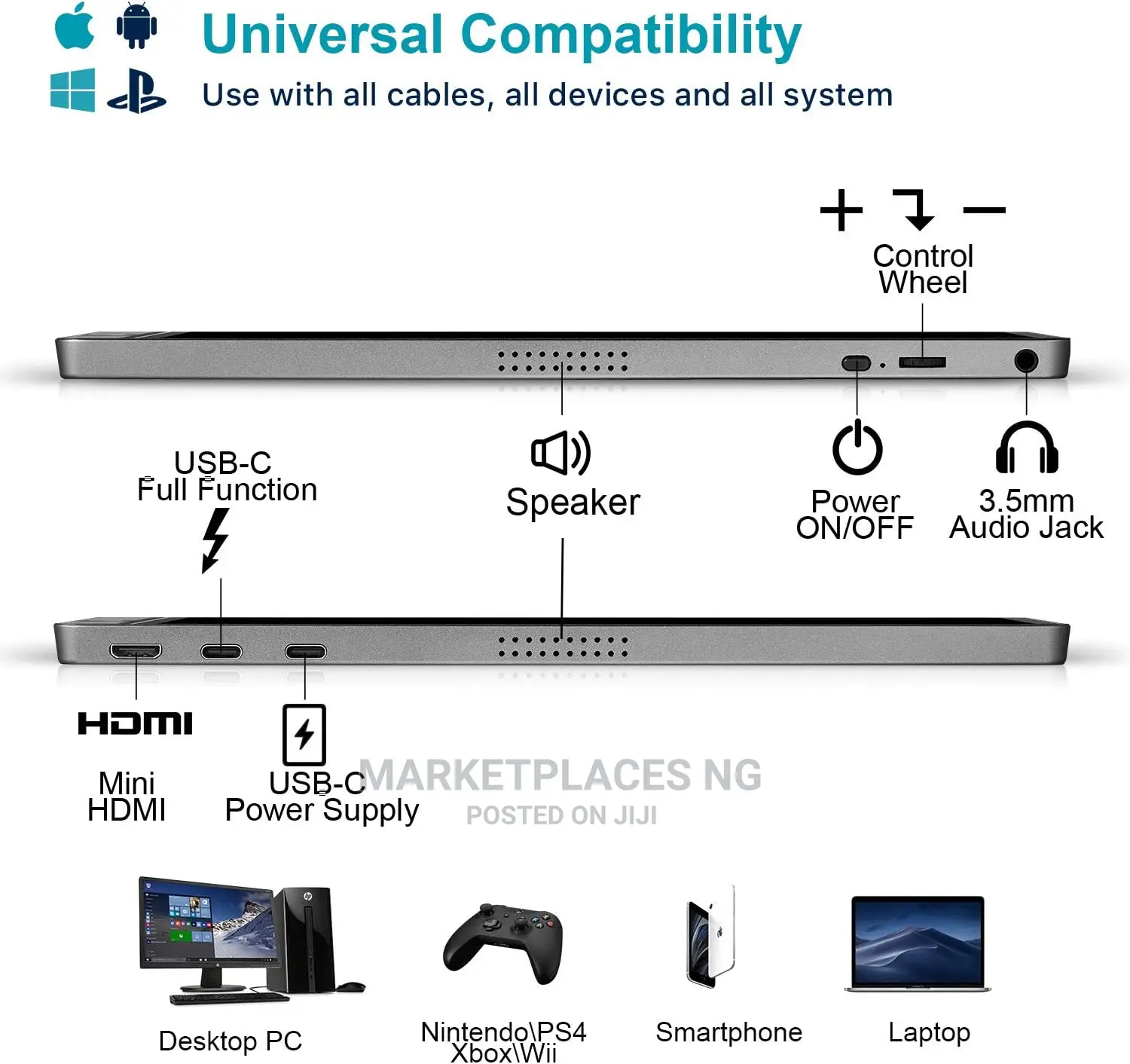 Kyy 15.6" Full Hd 144hz Ips Portable Monitor