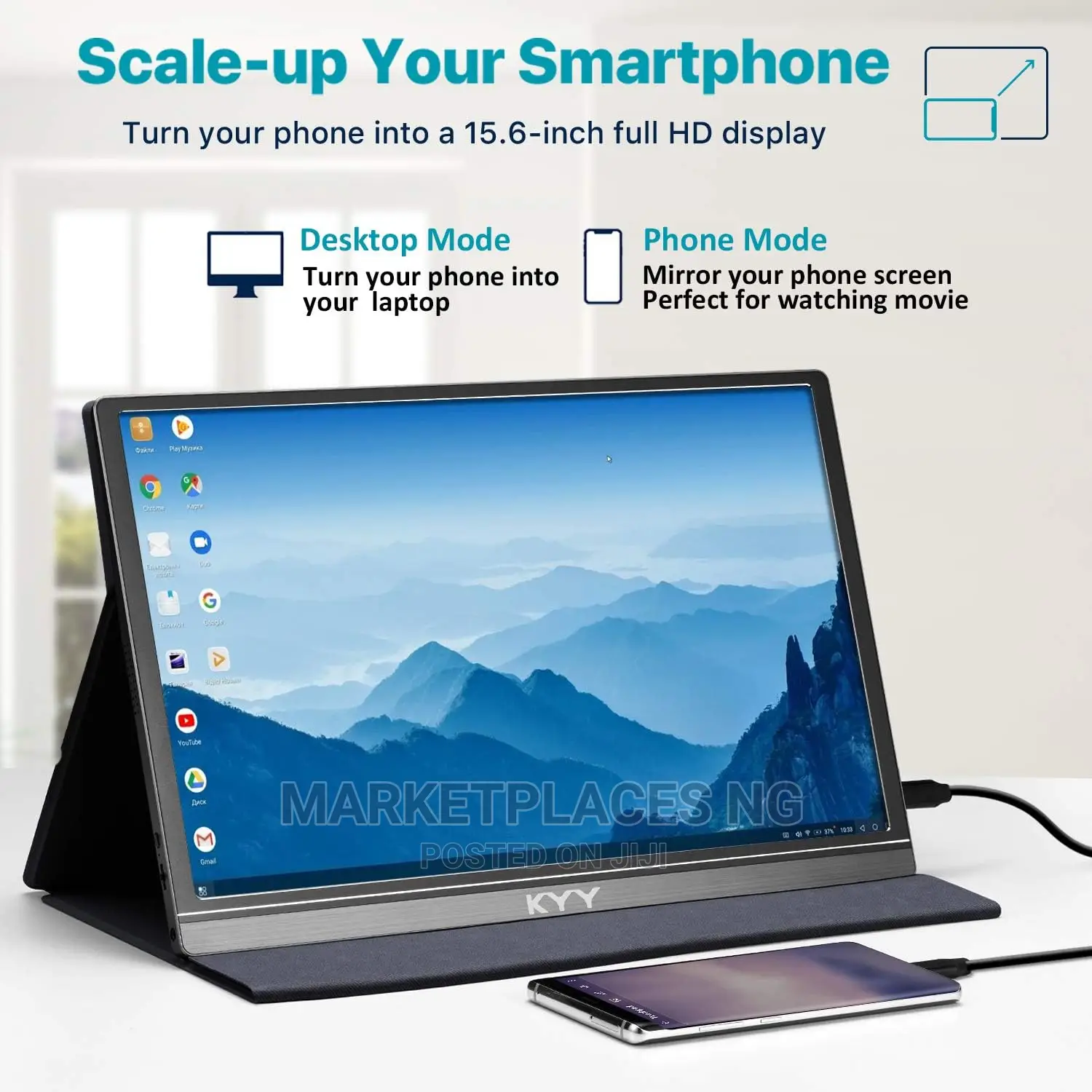 Kyy 15.6" Full Hd 144hz Ips Portable Monitor