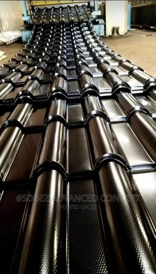 Dark Black Long Span Roofing Sheet