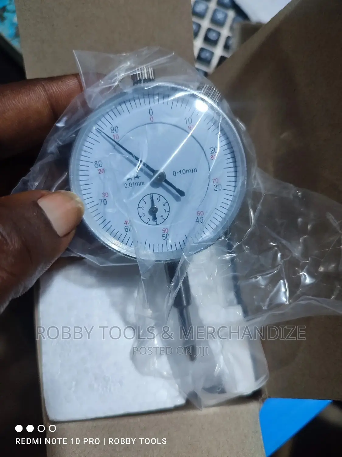 Manual Dial Indicator Gauge 0-10mm Range
