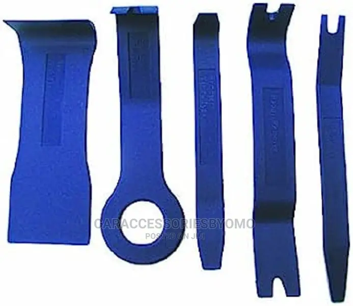 5 Piece Trim Removal Set, Pry Tool Blue