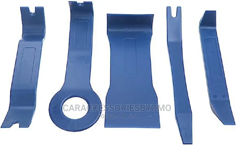 5 Piece Trim Removal Set, Pry Tool Blue