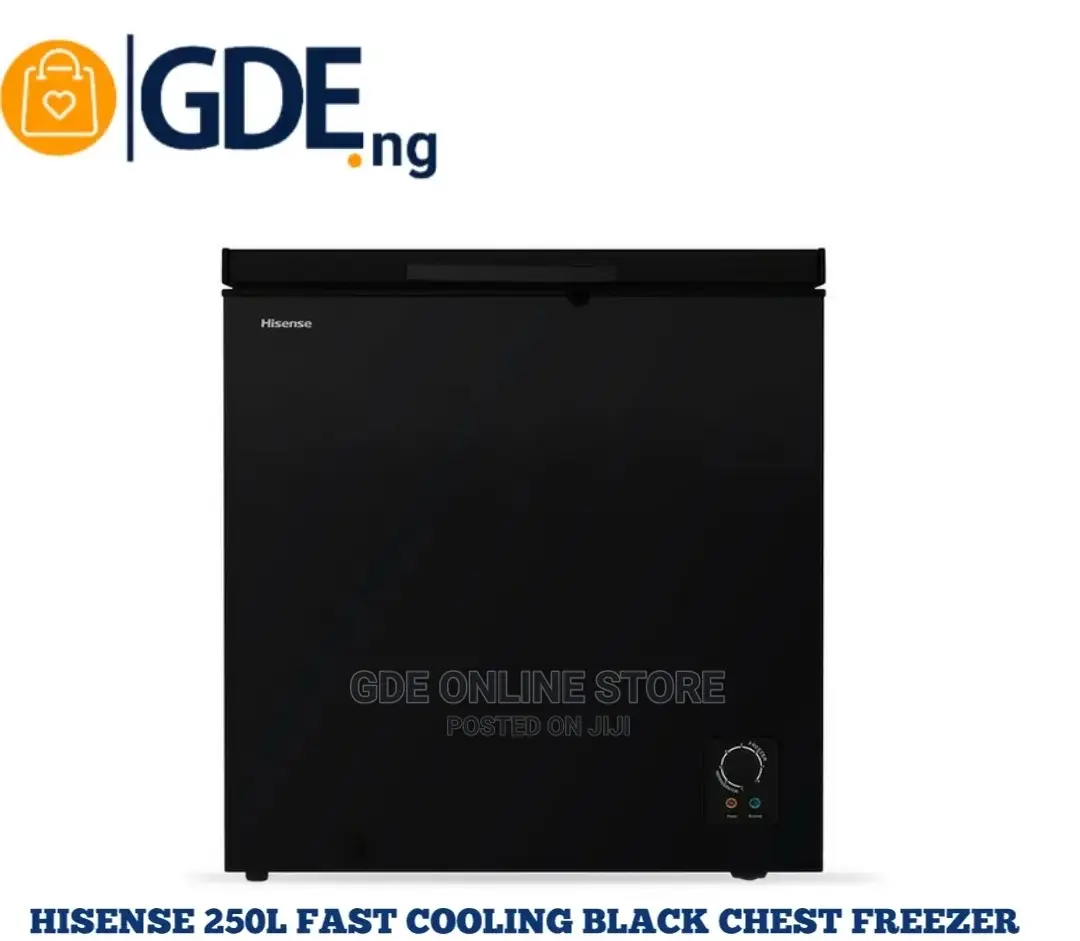 Hisense 250l Fast Cooling Black Chest Freezer Fc320sh