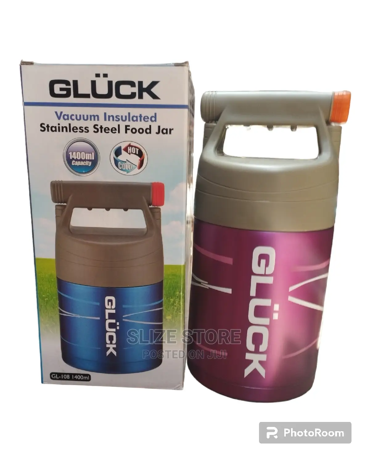 Gluck Vacuum Insulated Stainless Steel Jar