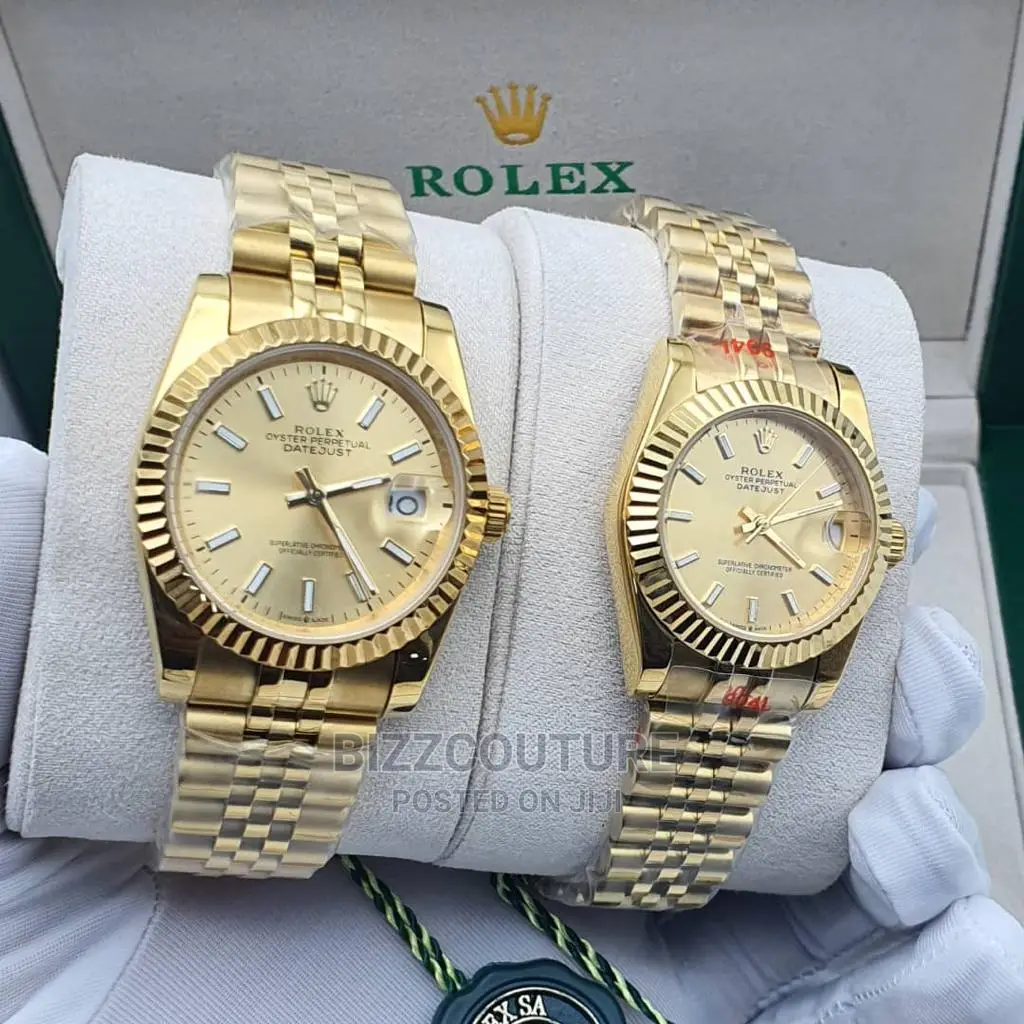 Original ROLEX DATE JUST Gold Steel Available in Store