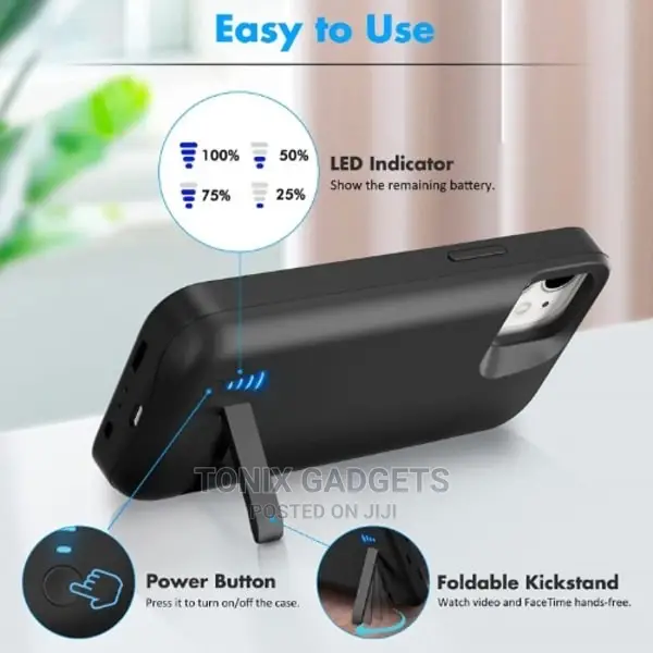 JLW Pouch Powerbank for iPhone 12-13 Pro Max - 6000mah