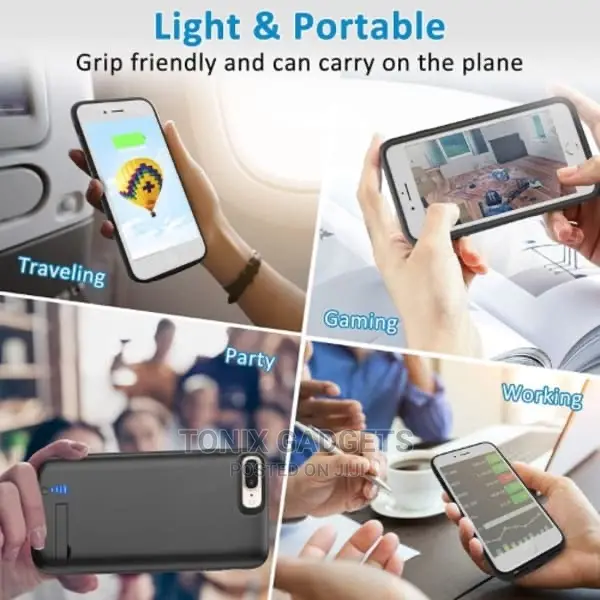 Power Case for iPhone 6plus, 6splus, 7plus 8plus - 8ps-M