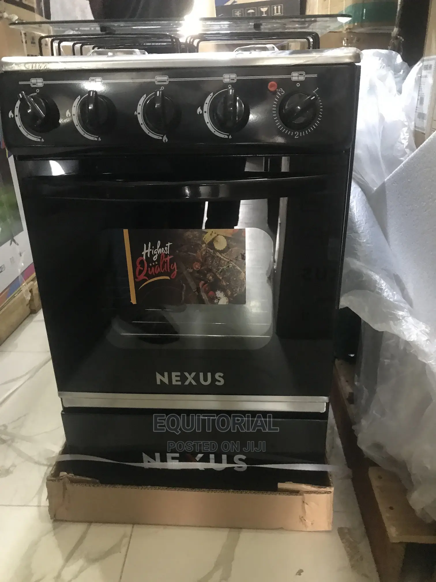 Nexus 50X50 3+1gas Cooker With Oven | Nx-5055b
