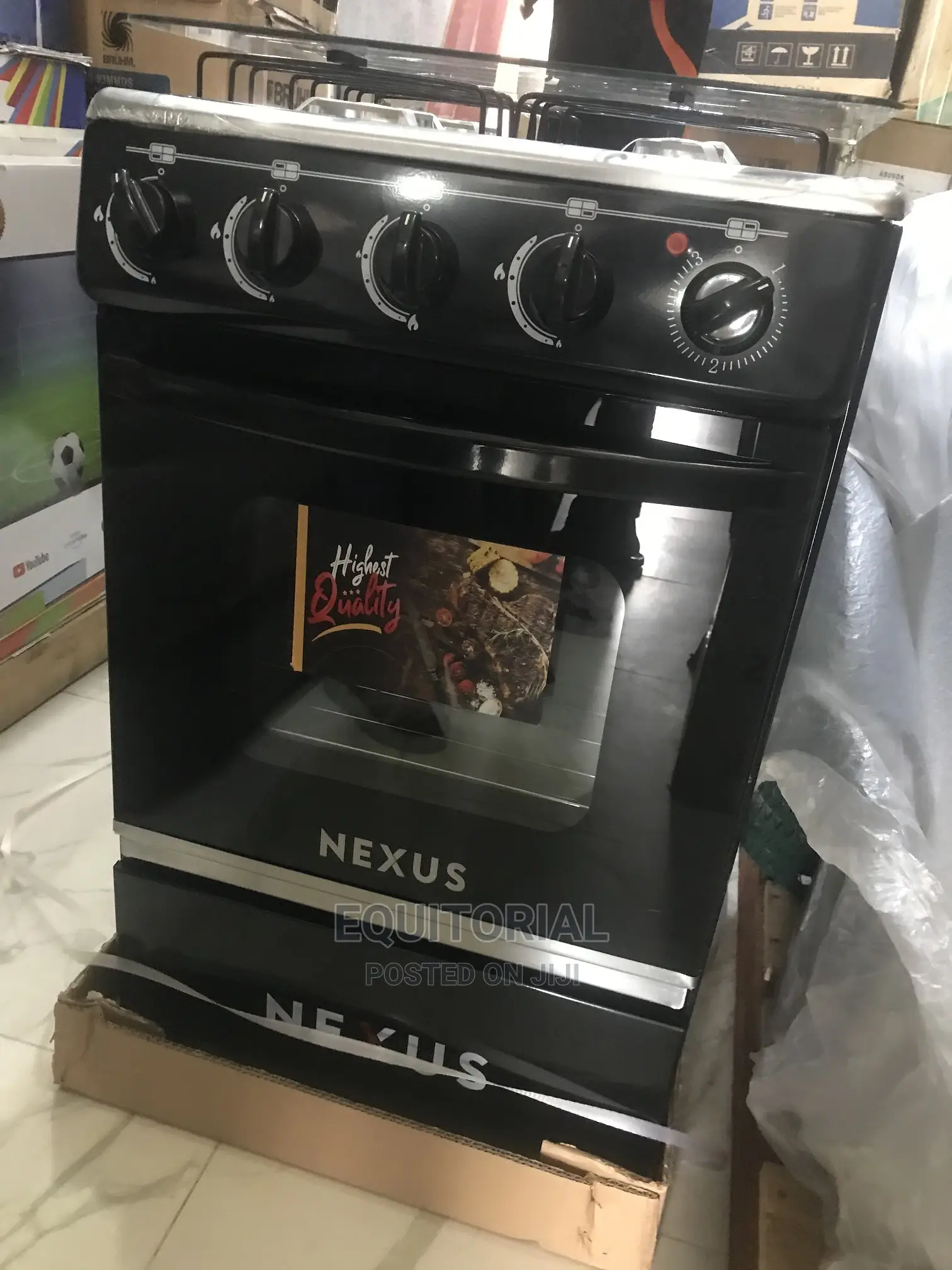 Nexus 50X50 3+1gas Cooker With Oven | Nx-5055b
