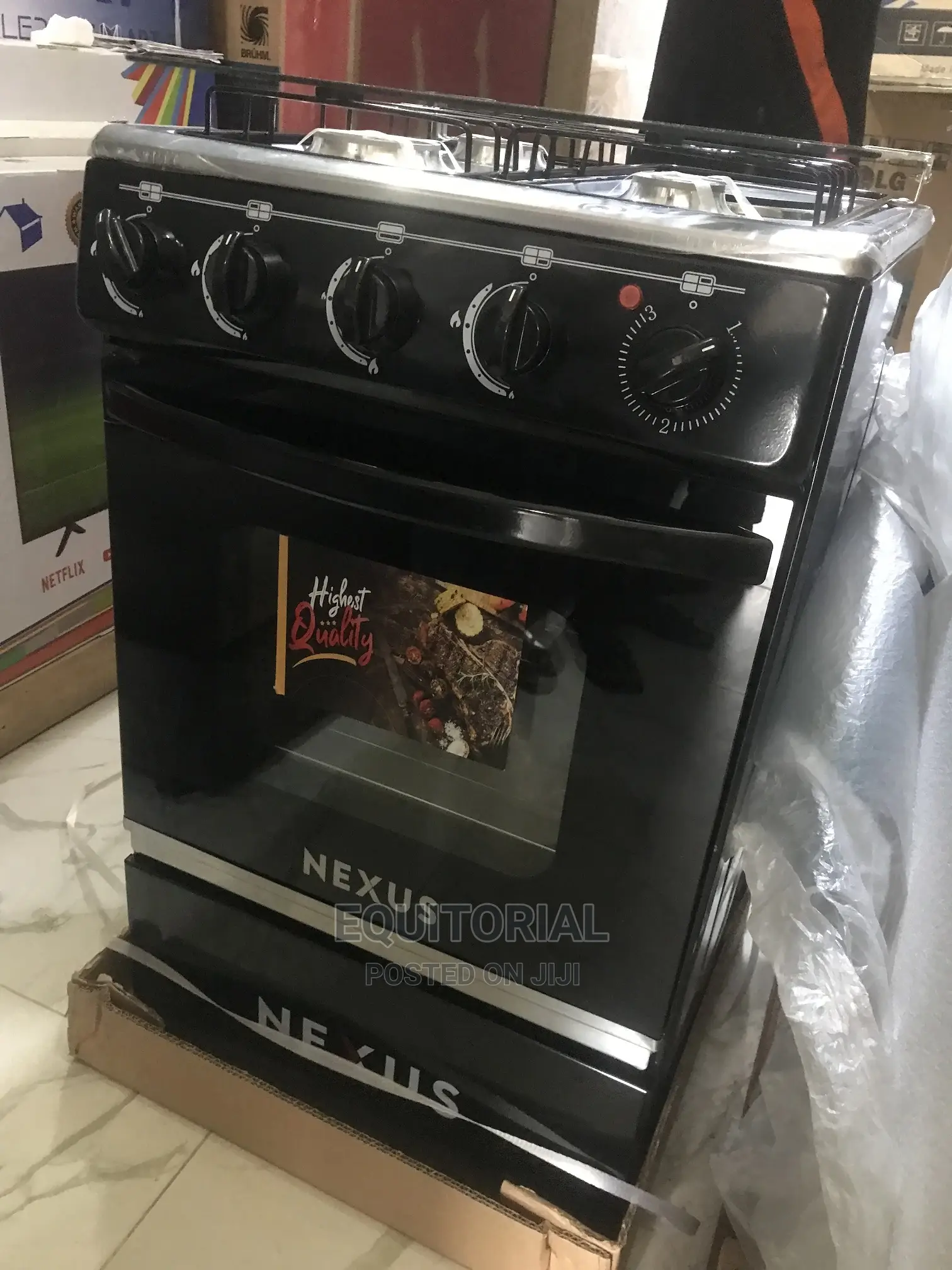 Nexus 50x50 (3+1) Gas Cooker With Oven | Nx-5055b