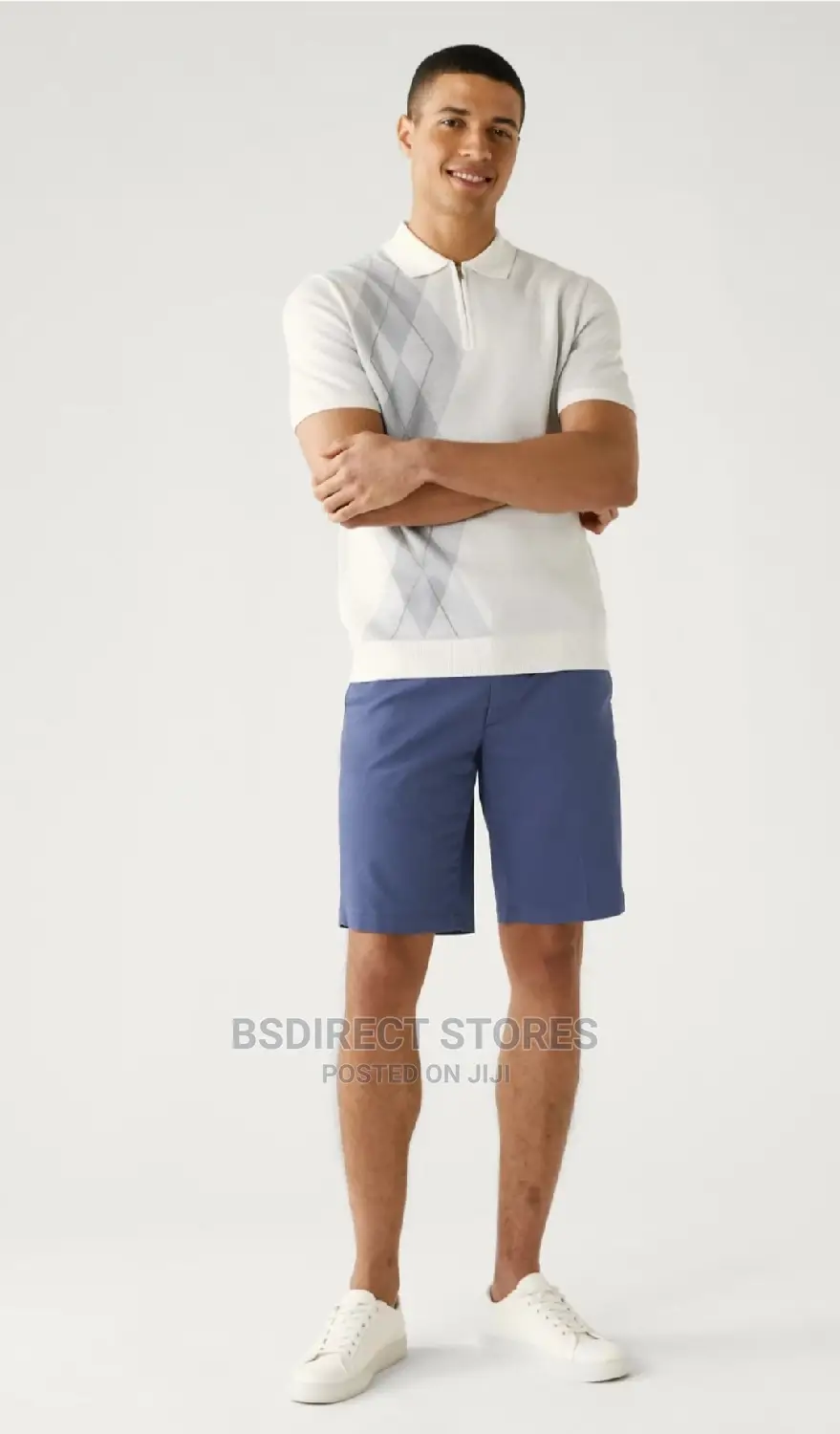Marks and Spencer Indigo Super Lightweight Stretch Chino 38"