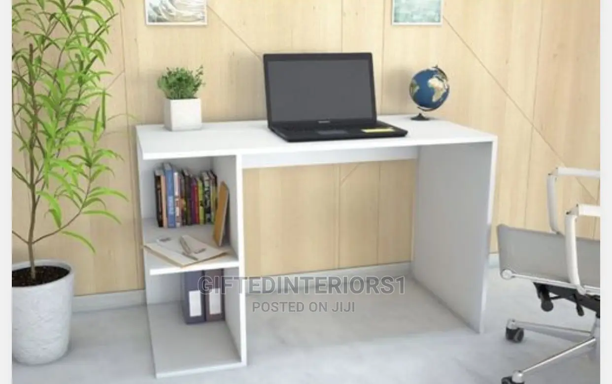 Simple Office/Home Table With Shelf