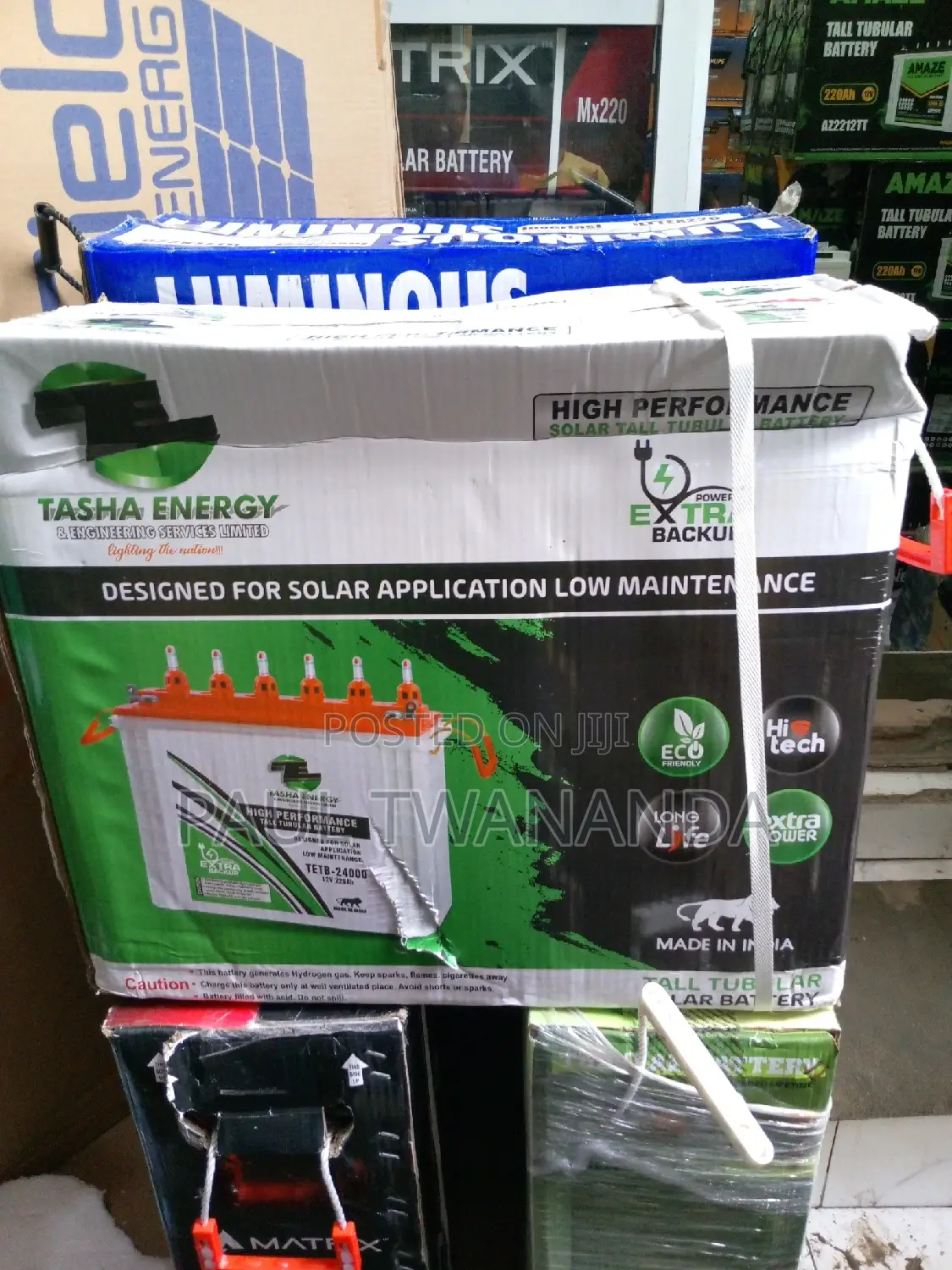 220ah Tasha Energy Tubular Battery