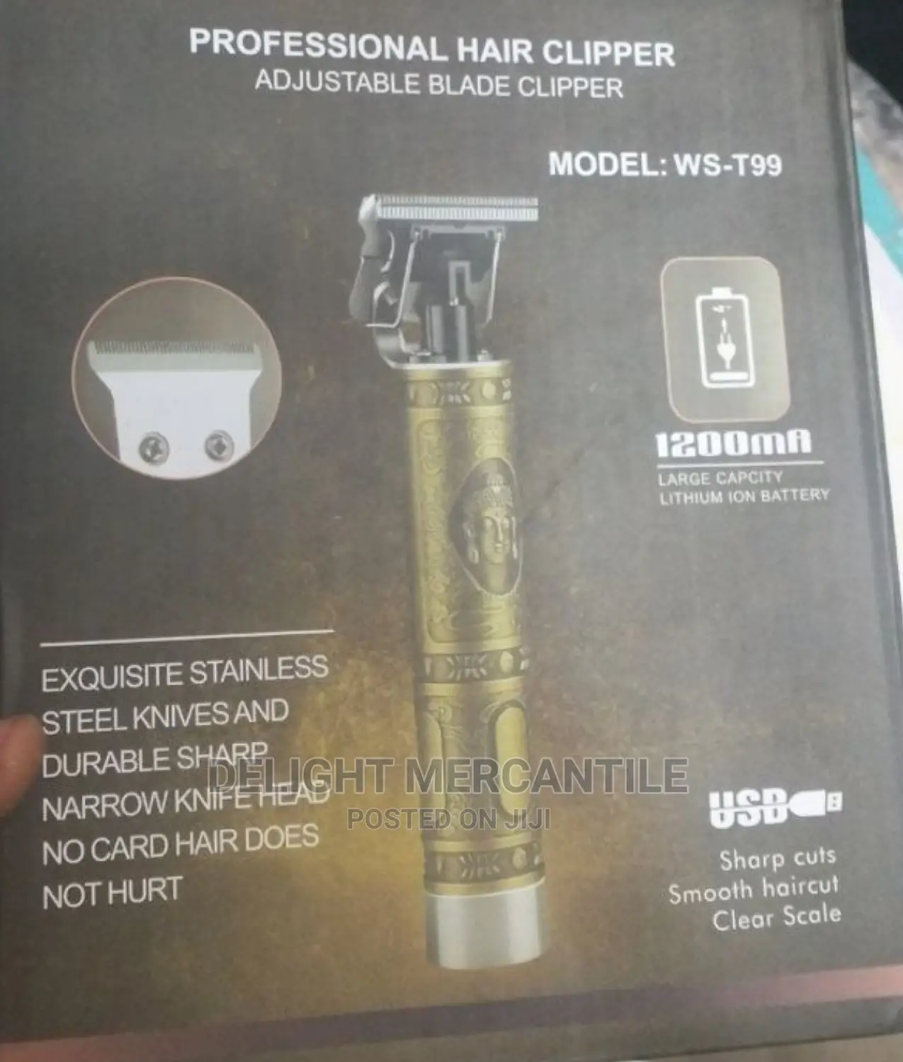 T9 Vintage Professional Rechargeable Hair Clipper