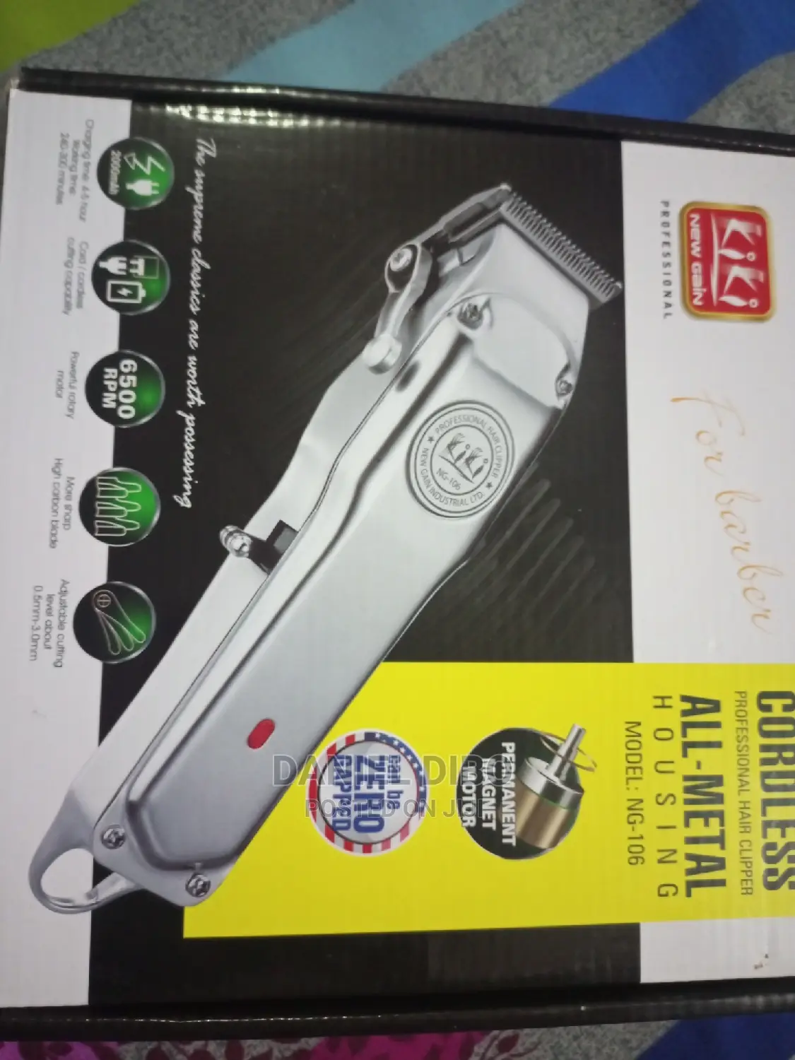 Kiki New Gain All Metal Cordless Clipper