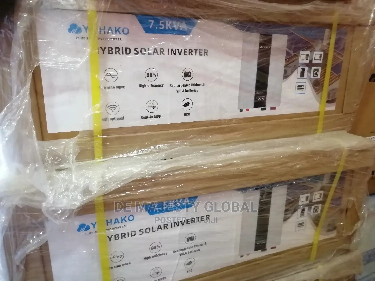 7.5kva Hybrid Yohako Inverter 48v