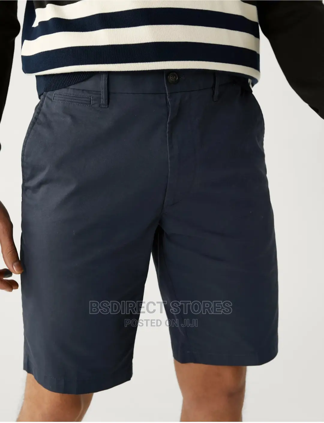 Marks and Spencer Navy 40in Super Lightweight Stretch Chino