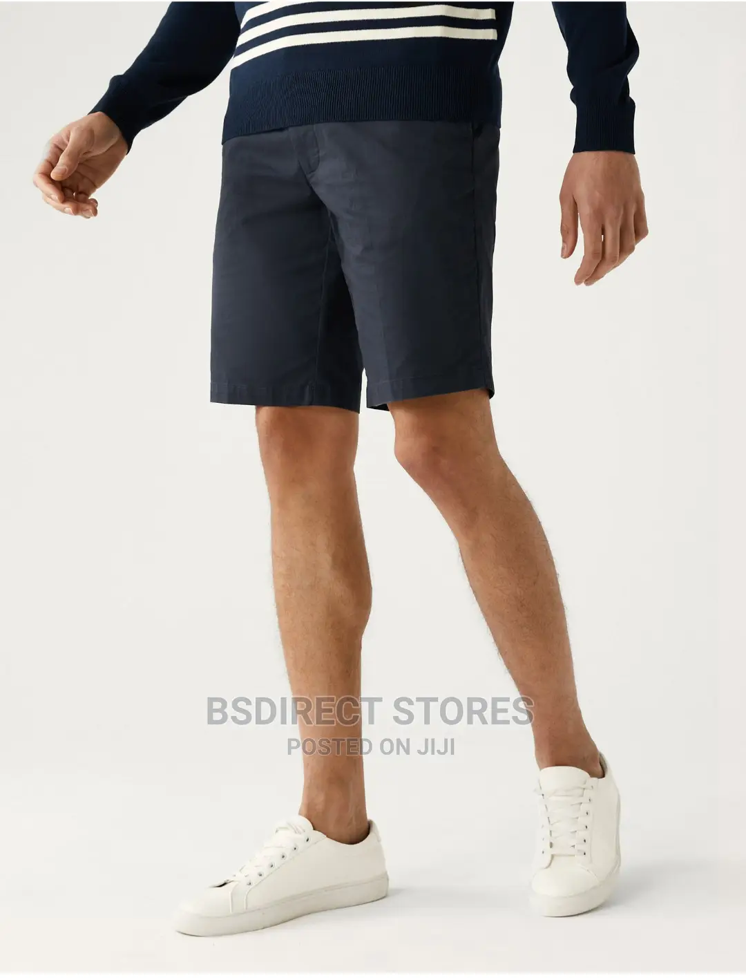 Marks and Spencer Navy 40in Super Lightweight Stretch Chino