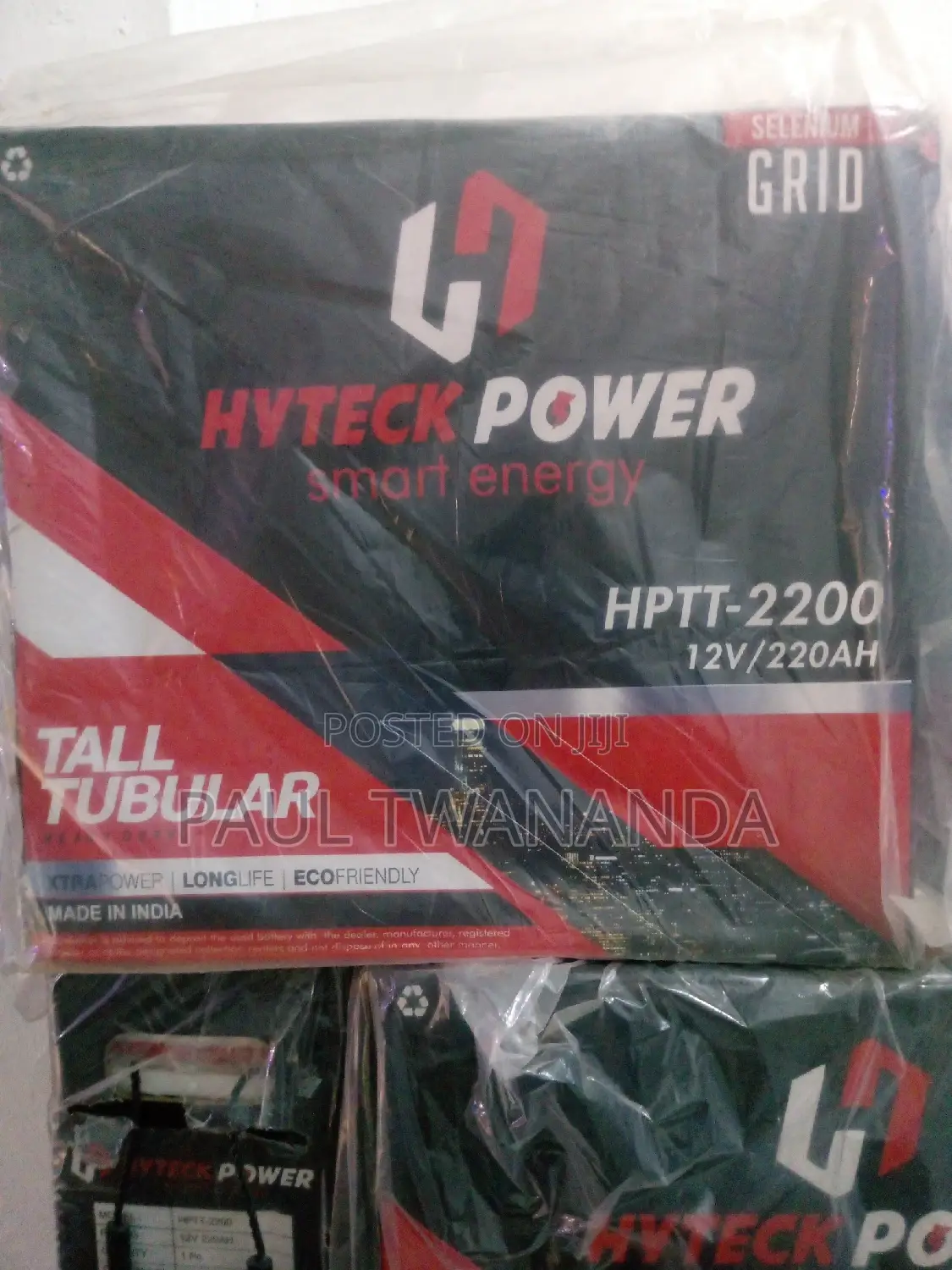 Hyteck Power 220ah Tubular Battery