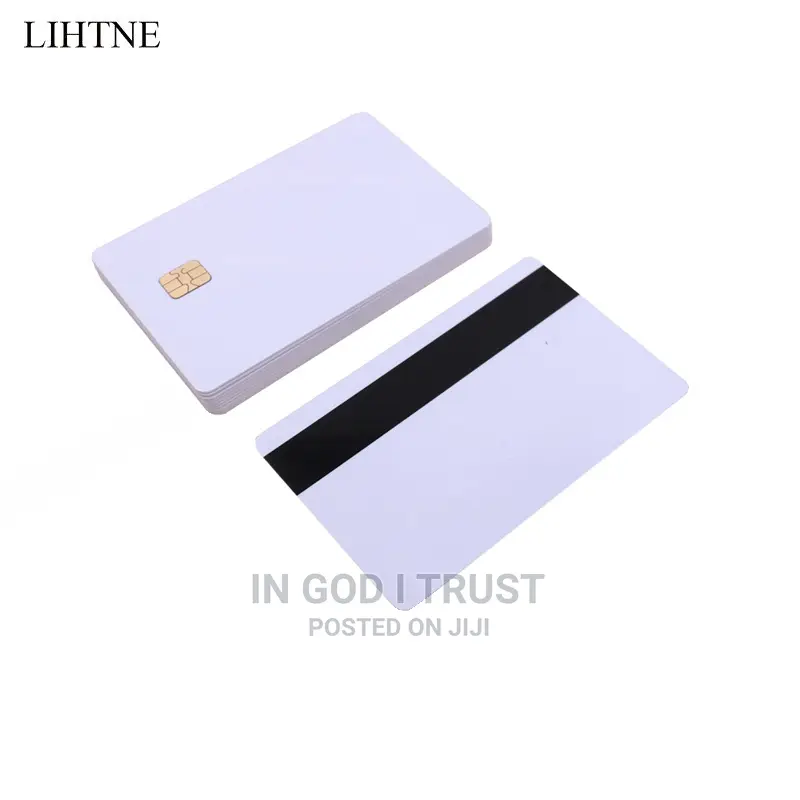 50PCS Contact IC Card With SLE 4442 Chip With Hico Magnetic