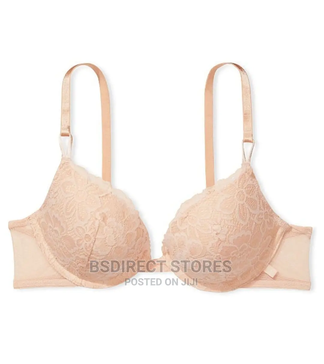 Victoria's Secret Tee Lace T-Shirt Push Up Bra 38DDD(F)
