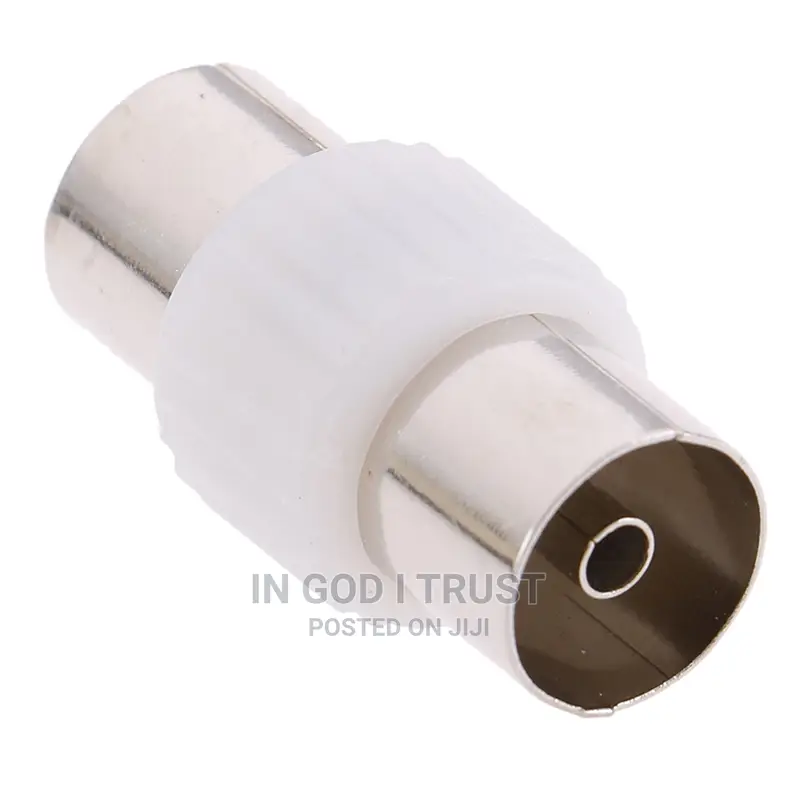2pcs Female To Female Antennas TV Plug