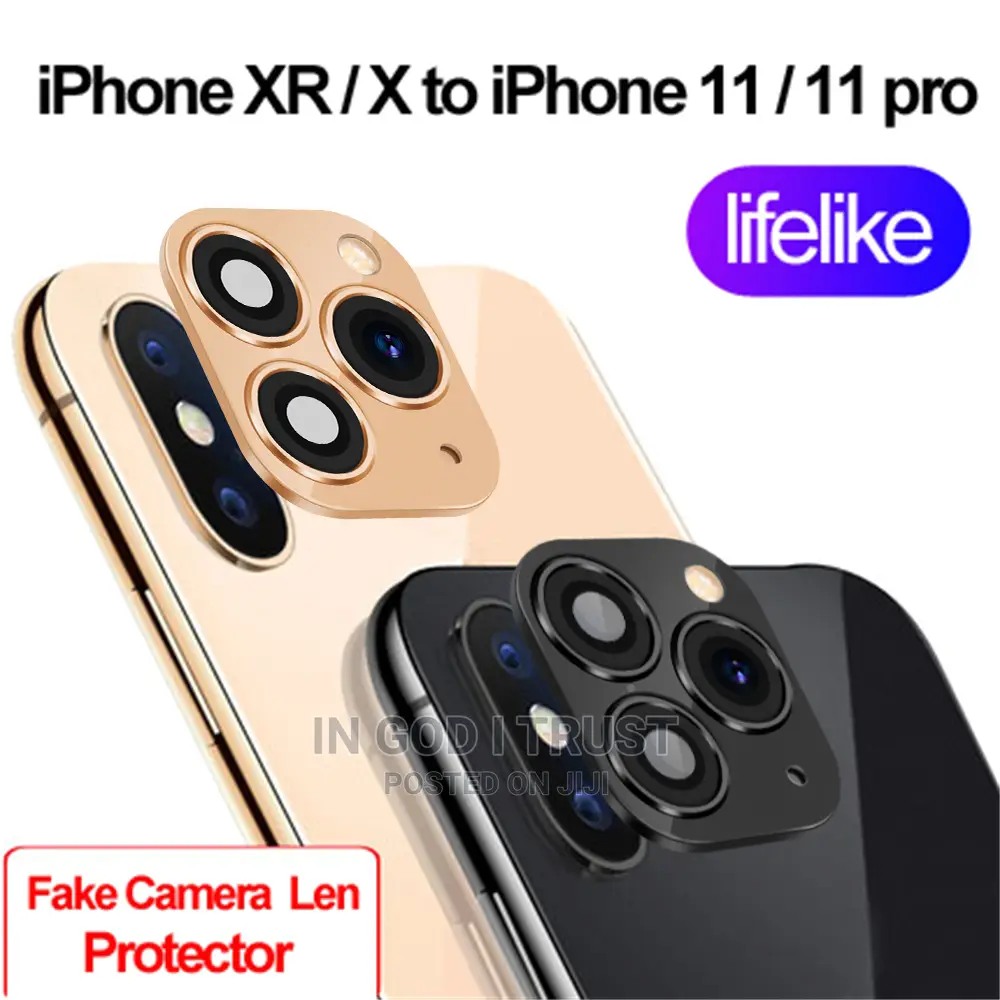 Fake Camera Lens Sticker Seconds for iPhone