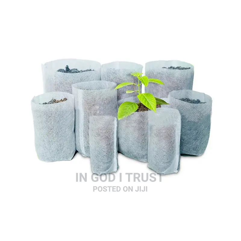 100pcs Non-Woven Fabrics Seeding Bags 8x10cm