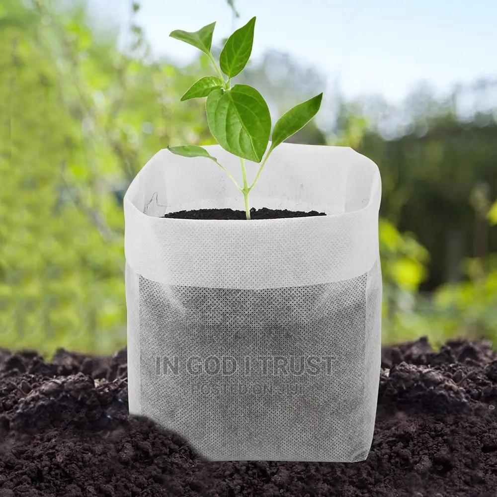 100pcs Non-Woven Fabrics Seeding Bags 8x10cm