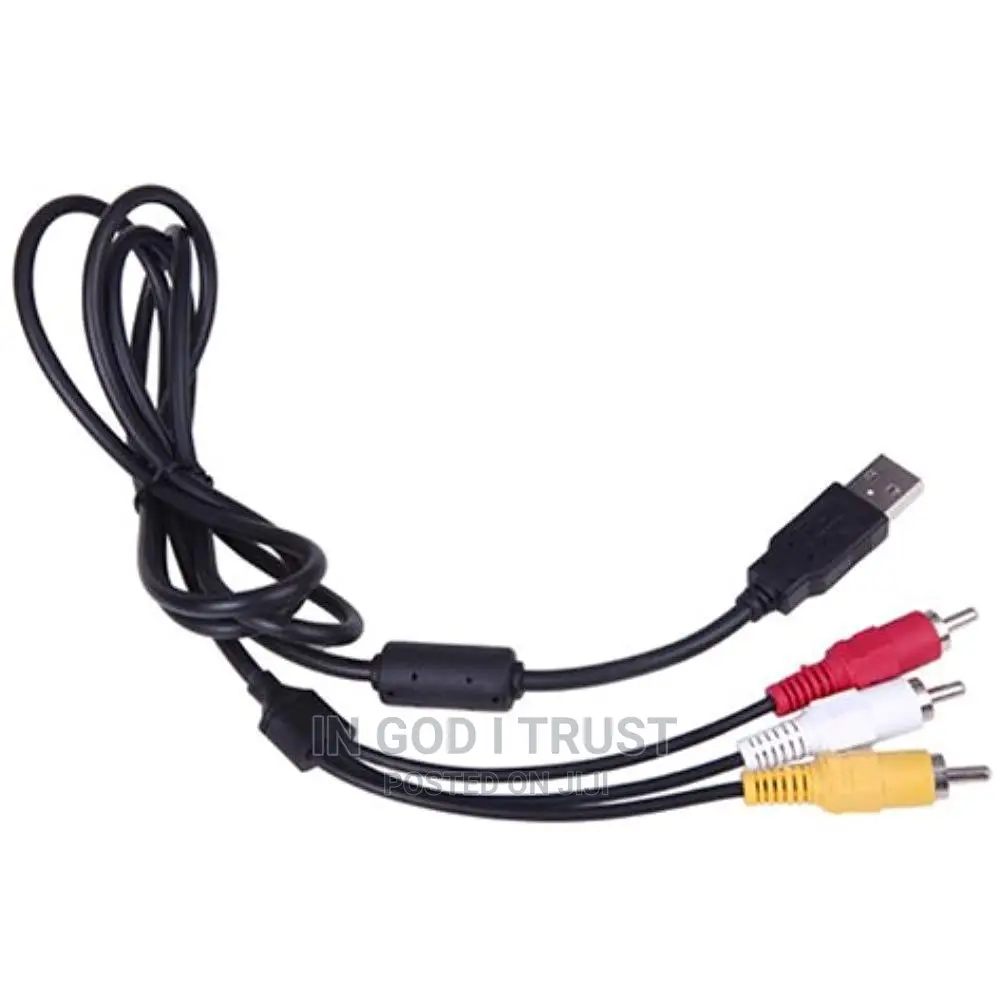Rca to Usb Audio/Video a/v Camcorder Cable