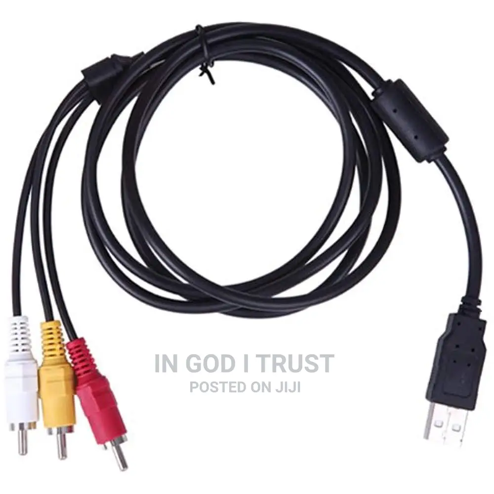 Rca to Usb Audio/Video a/v Camcorder Cable