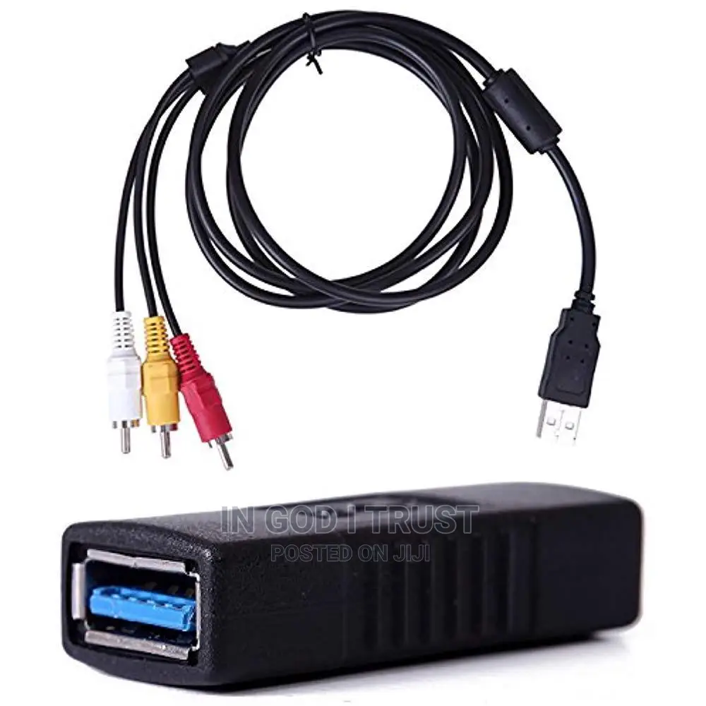 Rca to Usb Audio/Video a/v Camcorder Cable
