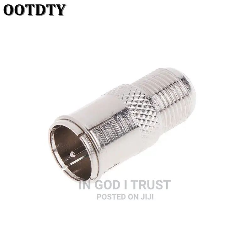 1 PCS Quick Fit F Connector Male Plug to Female Adapter