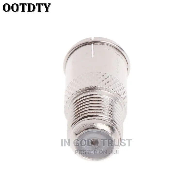 1 PCS Quick Fit F Connector Male Plug to Female Adapter