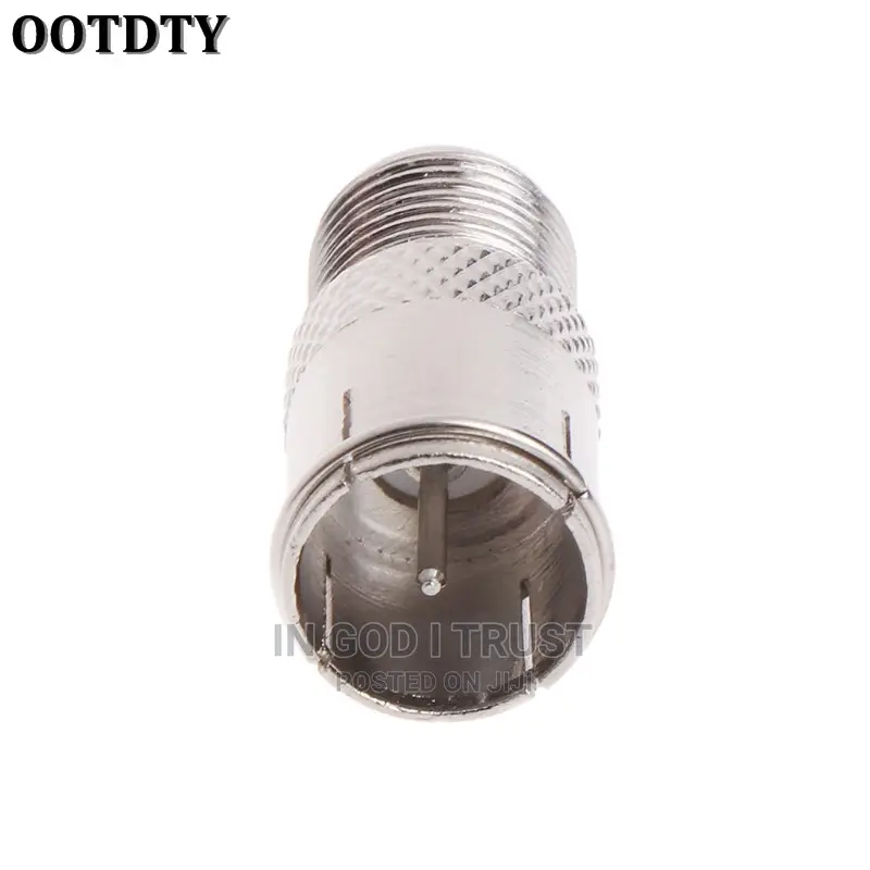 1 PCS Quick Fit F Connector Male Plug to Female Adapter