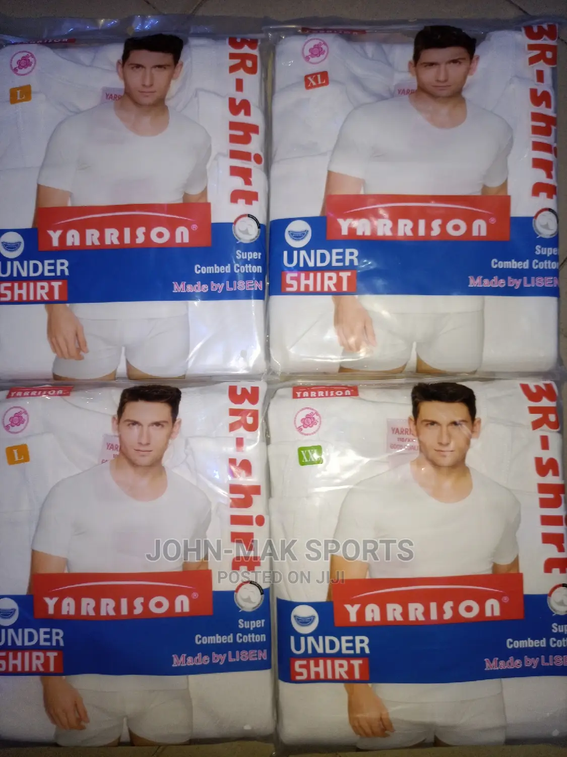 Men 3-in-1white T-Shirts