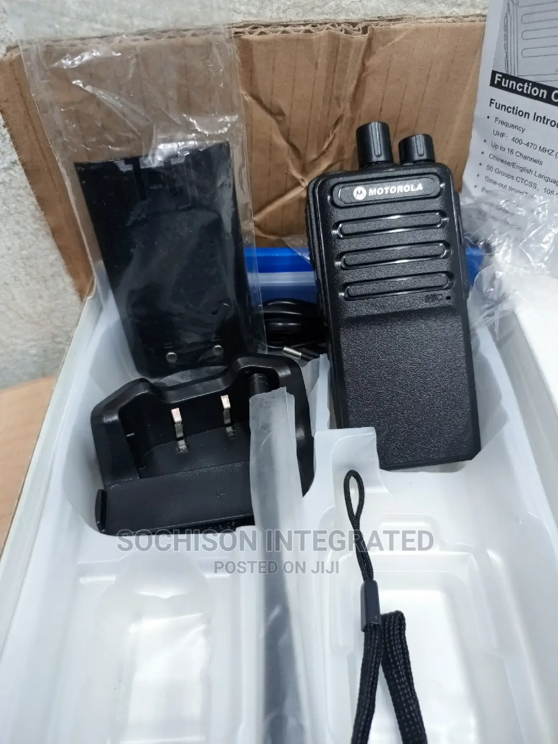 Motorola Two Way Radios - Walkie Talkie - M9 Uhf