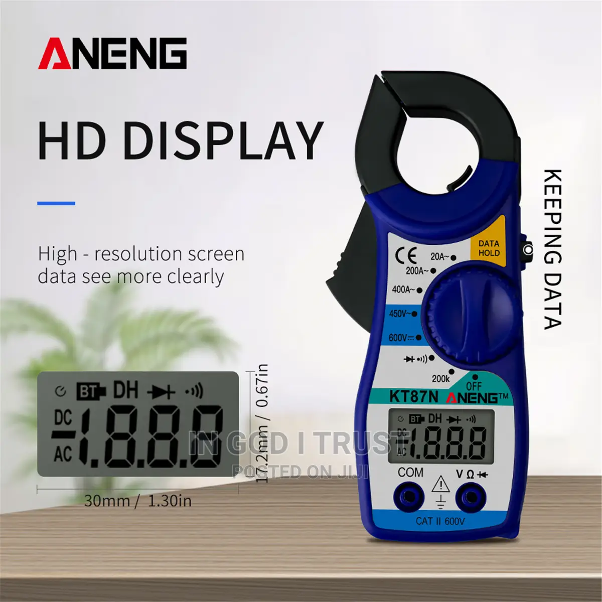 ANENG KT87N Digital Multimeter Amper Clamp