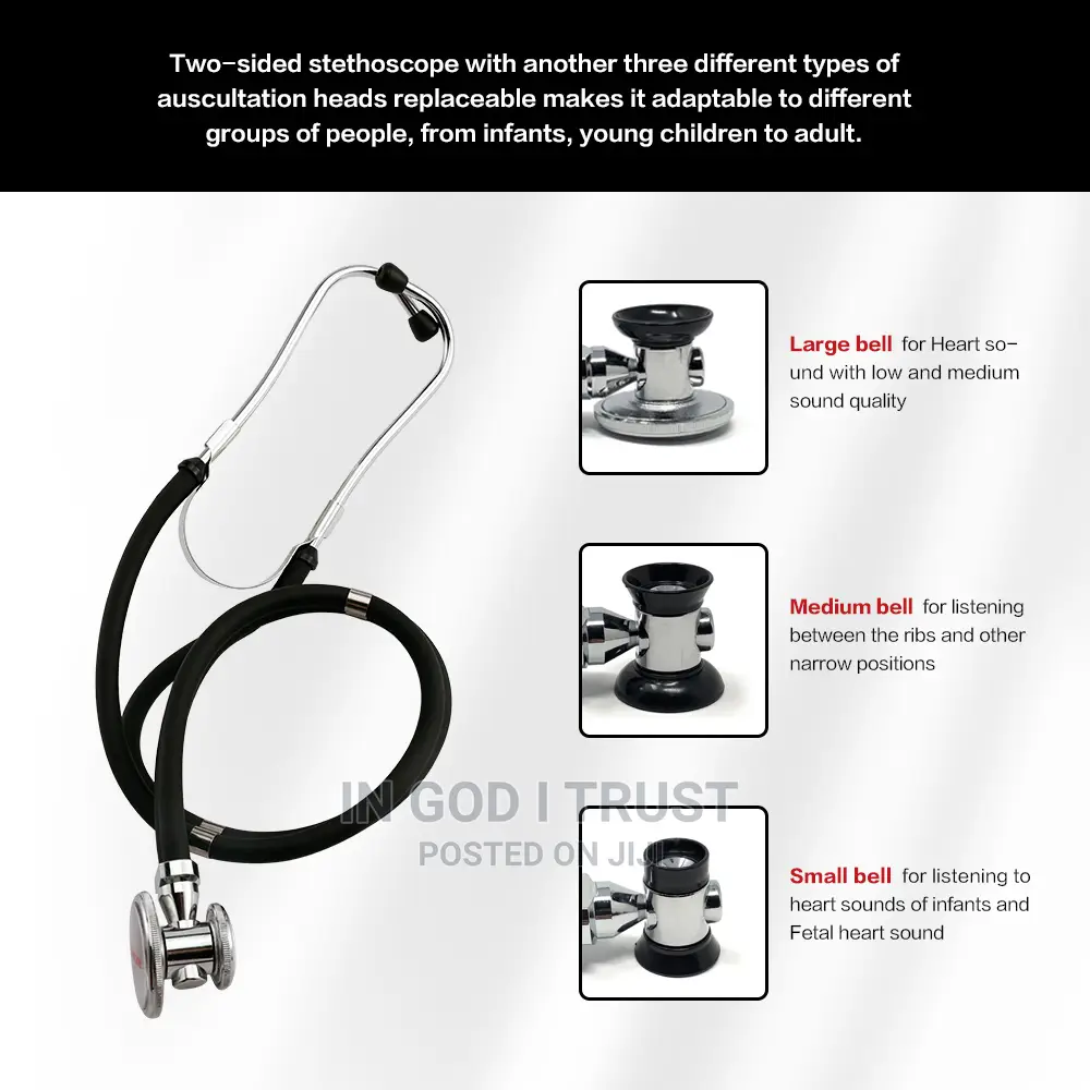 Sinocare Portable Dual Head Stethoscope