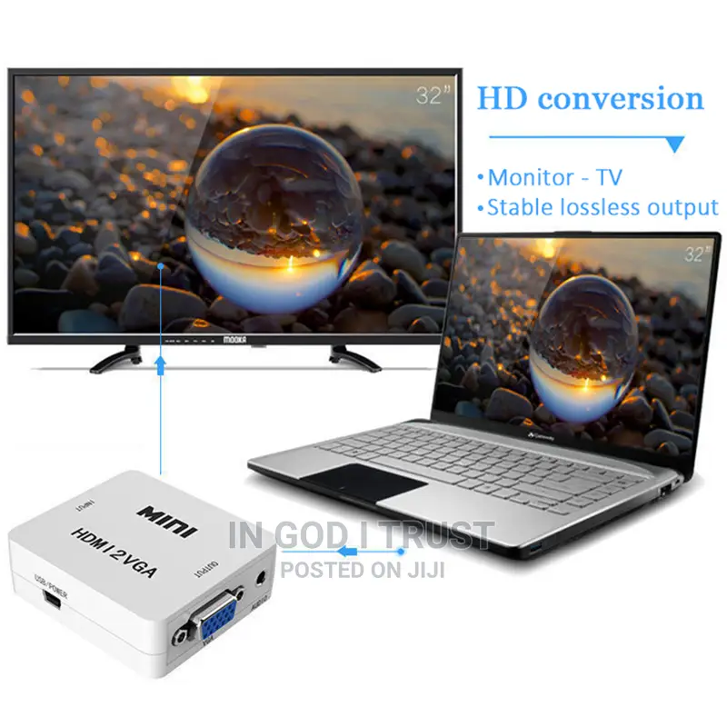 Minihdmi to VGA Converter HDMI to VGA