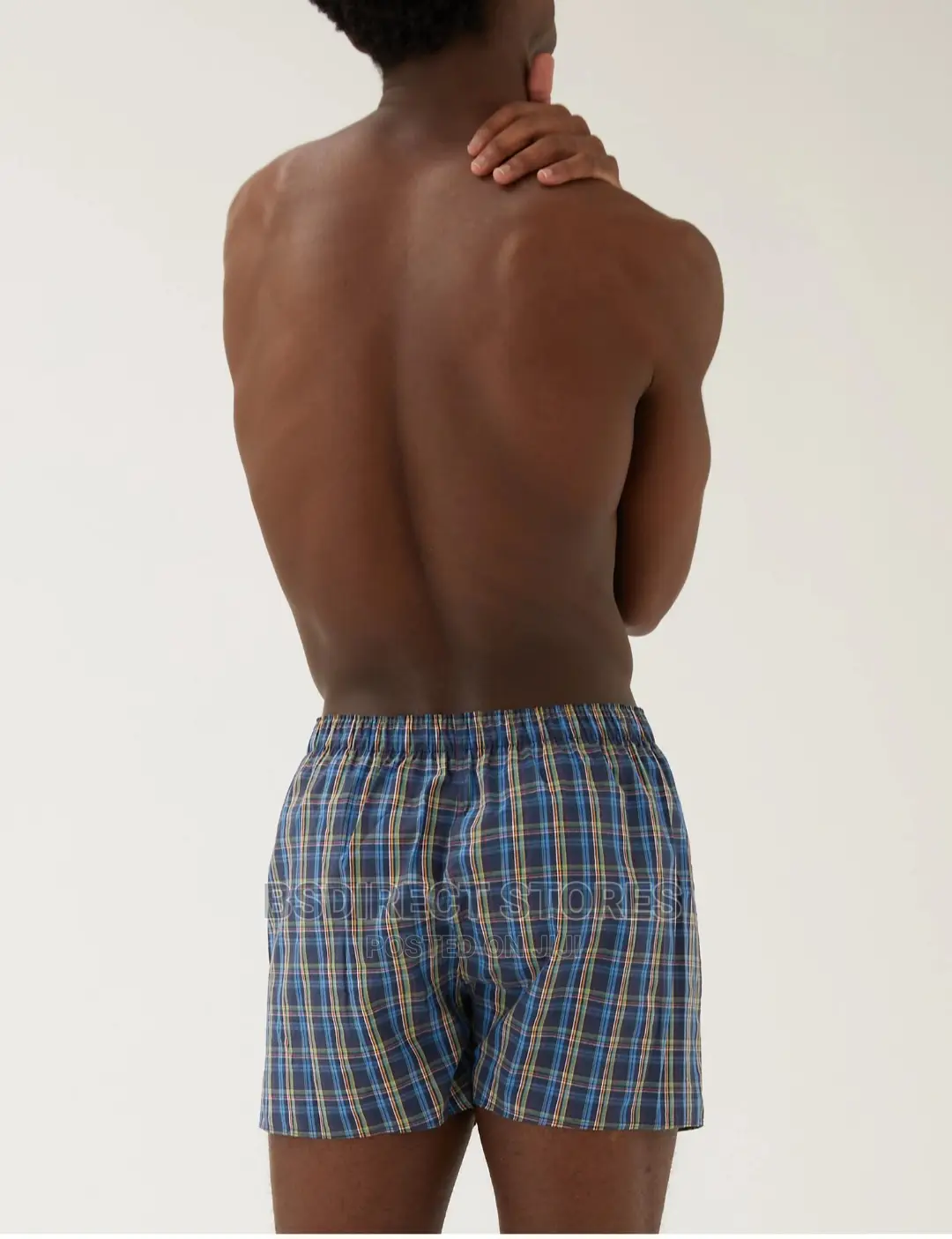 Marks And Spencer Multi 3PK Pure Cotton Checked Woven Boxers