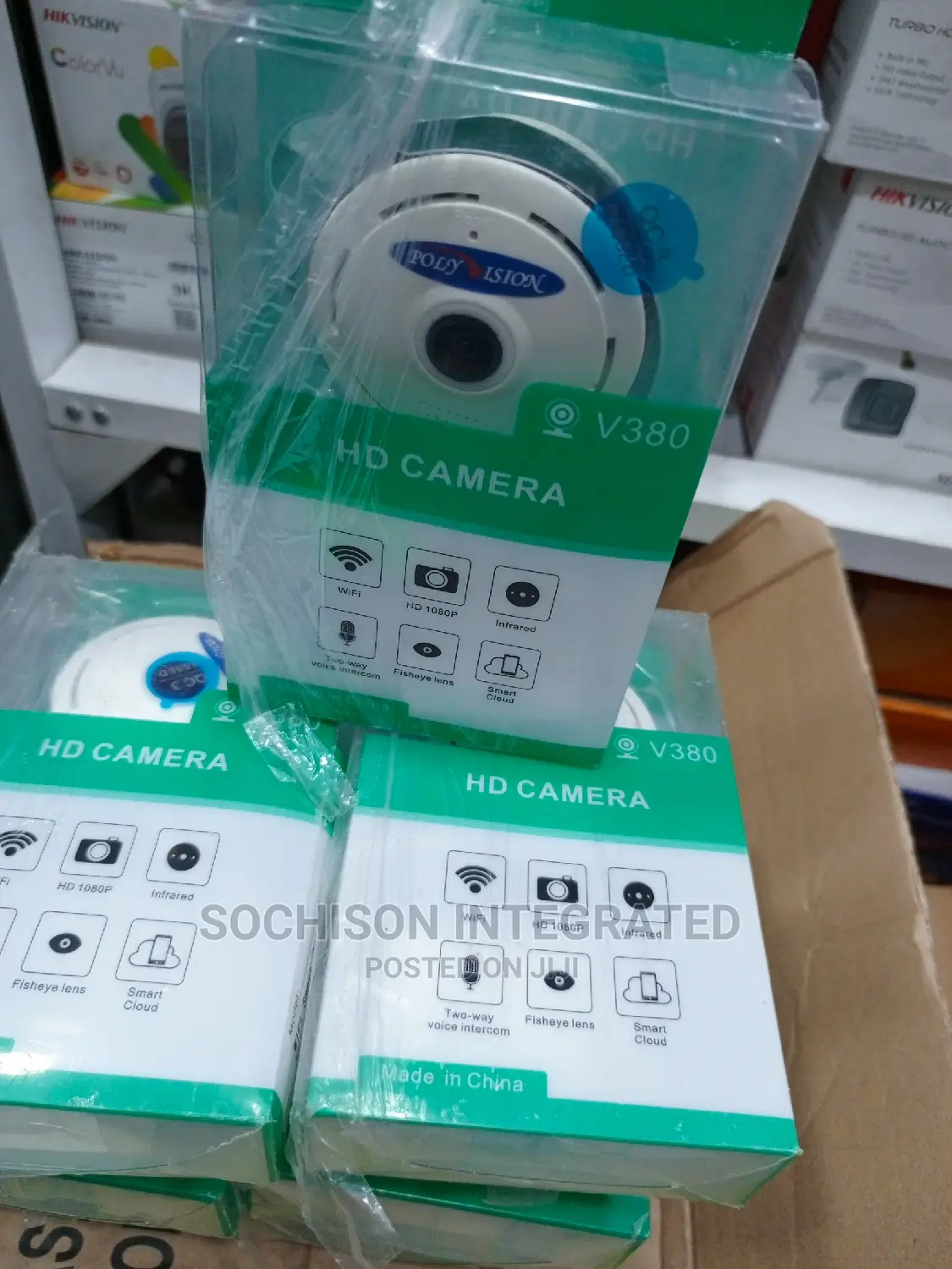 Indoor 360 Wifi Smart Camera Mic Speaker Night Vision-V380