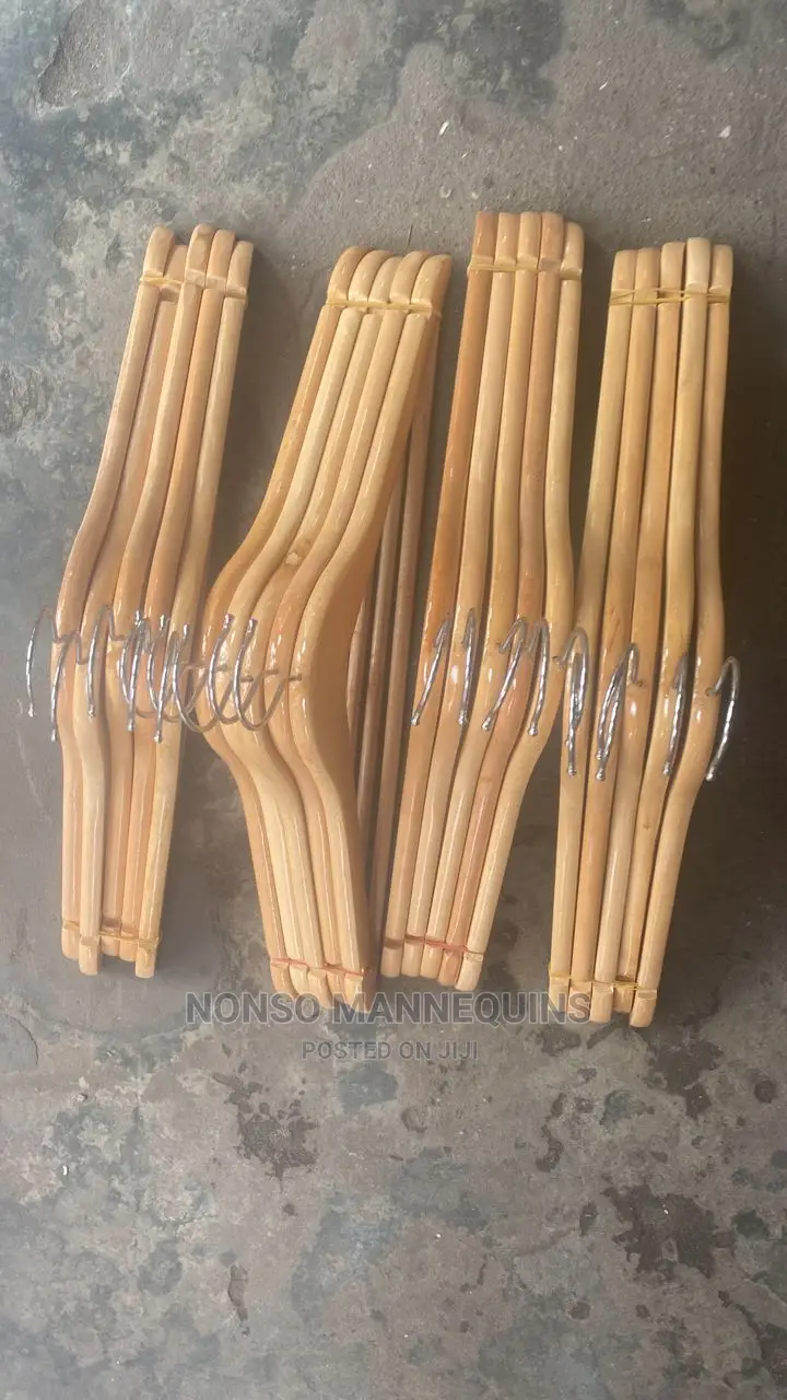 Wood Hangers for Clothes Displays