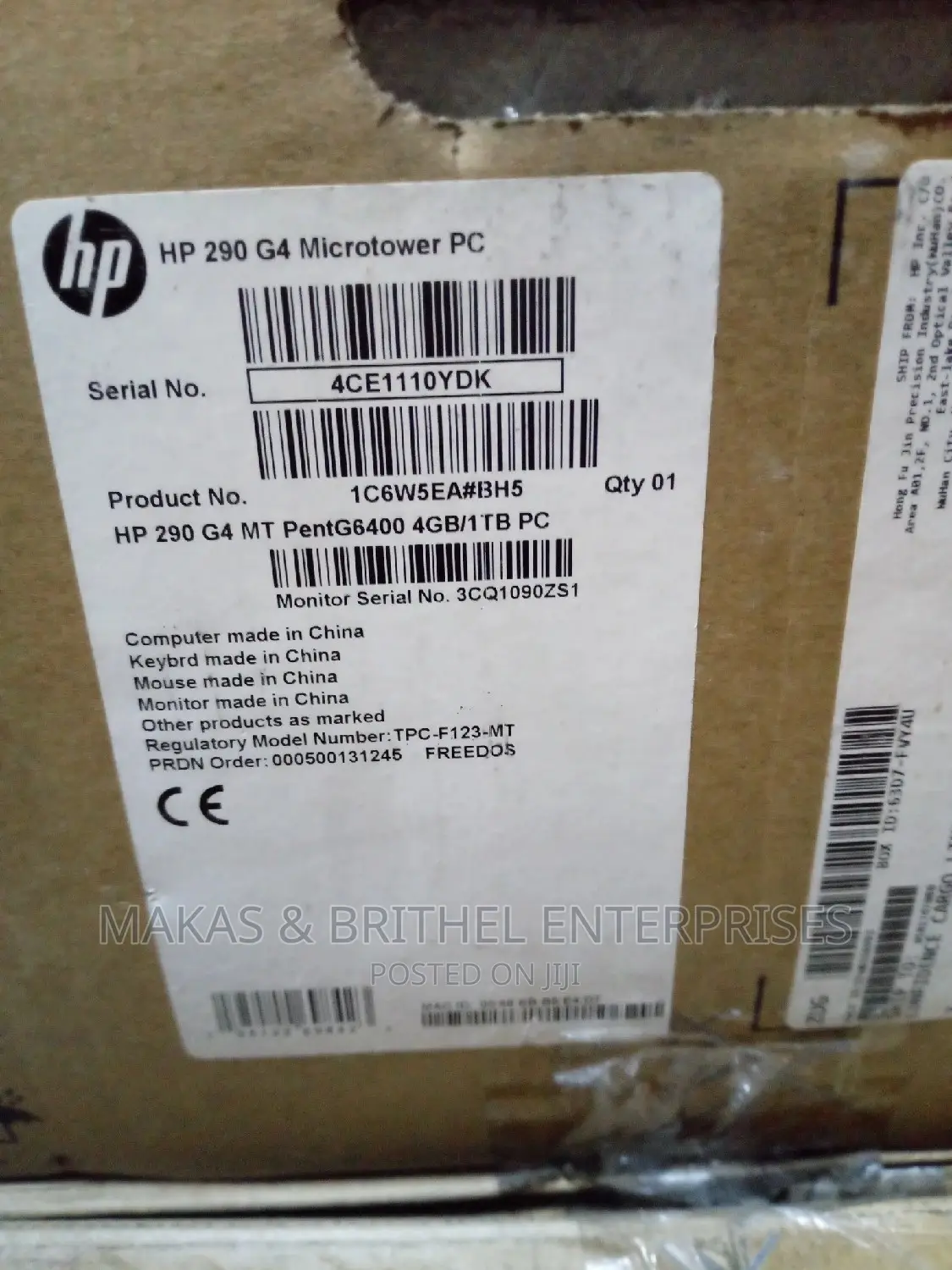 New Desktop Computer HP 4GB Intel HDD 1T