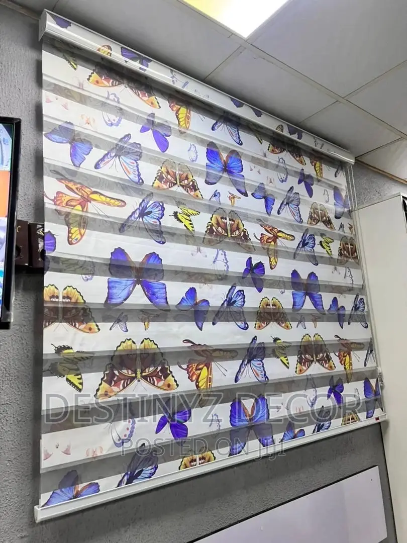 Window Blinds Butterfly Children Design